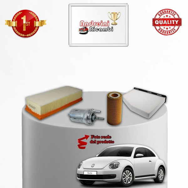Set Service 4 Filter Vw Beetle 1.8 Tsi 125KW 170CV Von 2013->-image