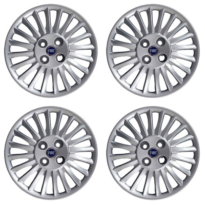 Copricerchi Fiat Grande Punto Serie 4 - Set Da 4 Borchie Ruota 15" Non Originali Dal 2005 - Foto 5