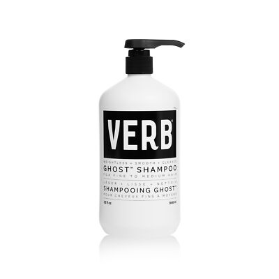 VERB Ghost Shampoo, 32 fl oz - Infused with Moringa Oil - Cleanses Fine and 