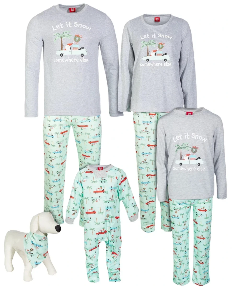 Tropical santa pajamas hot sale