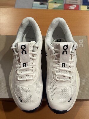 Size 7.5 - ON Mens THE ROGER Pro Tennis Shoes White Indigo Purple