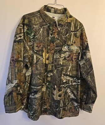 Mossy Oak Men's Camo Hunting Performance Shirt Collection