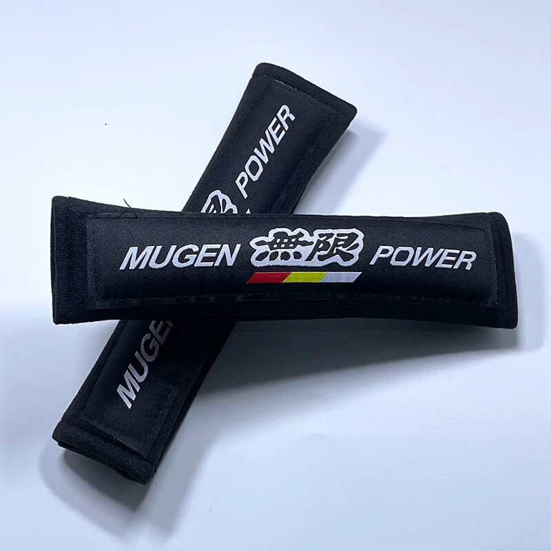 Cubierta de cinturón de seguridad de coche almohadillas para los hombros MUGEN Power para Honda civic Accord JDM negro/ Foto 3 de 4