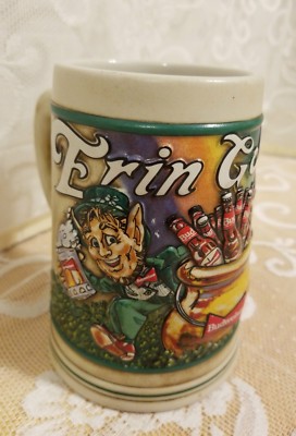 Erin Go Bud 1992 St. Patrick's Day Stein/Mug 1991 Anheuser Busch Pre-Owned GUC !