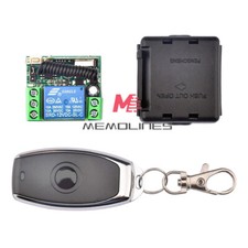 433MHz DC12V Relè 1CH 2CH Wireless RF Porta Telecomando Interruttore Trasmettitore