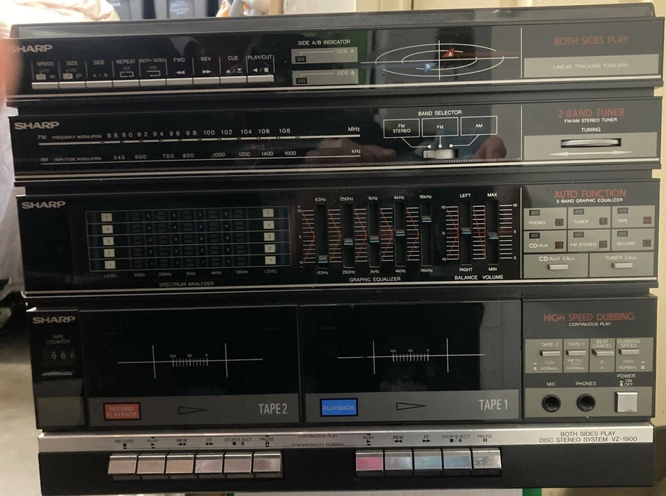 Turntable Belt for SHARP  VZ 1900X   VZ-1900X Stereo Music center cassette deck - Image 3 of 4