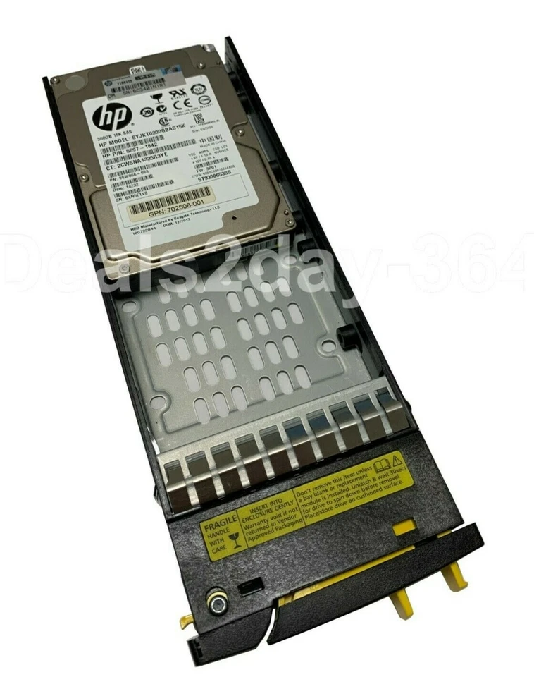 5697-1842 QR492A HPE 3PAR M6710 300GB 15K 6G SFF 2.5'' SAS HDD HARD DRIVE - Image 3 of 3