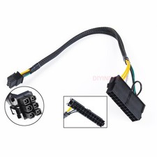 24 Pin to 6 Pin ATX PSU Power Adapter Cable for Dell OptiPlex and More MB