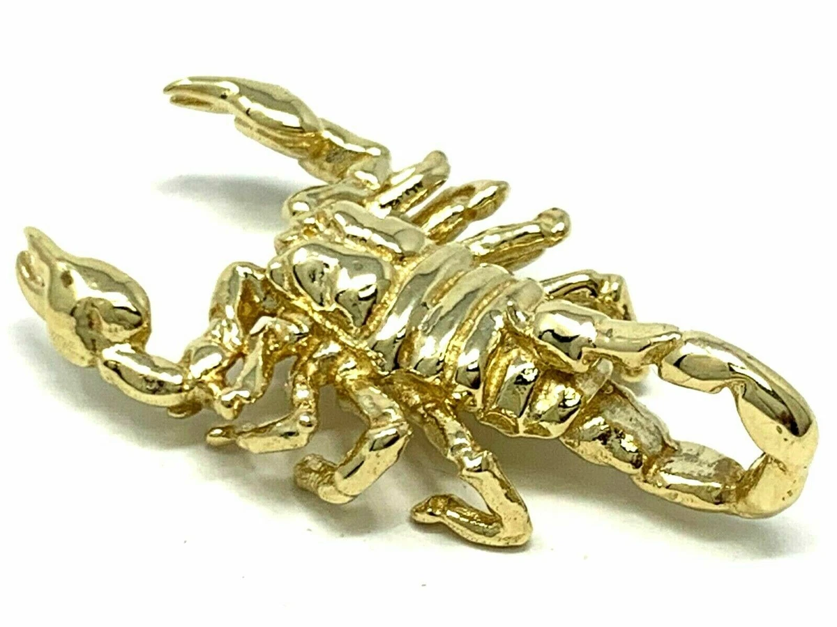 14k gold scorpion sale necklace