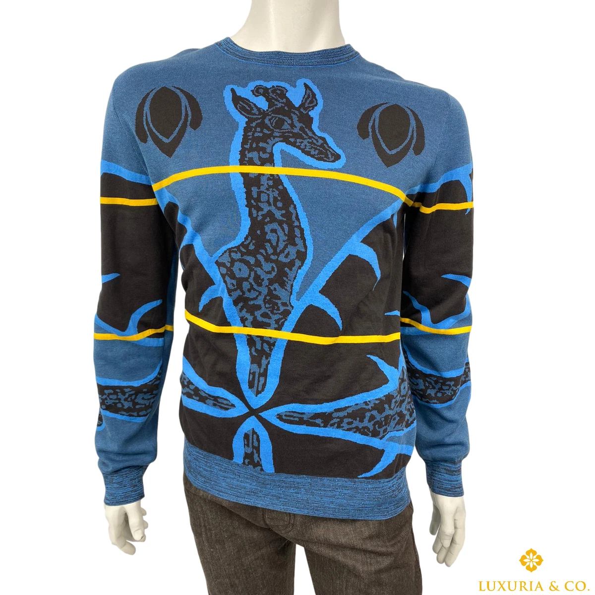 Louis vuitton deals blue sweater