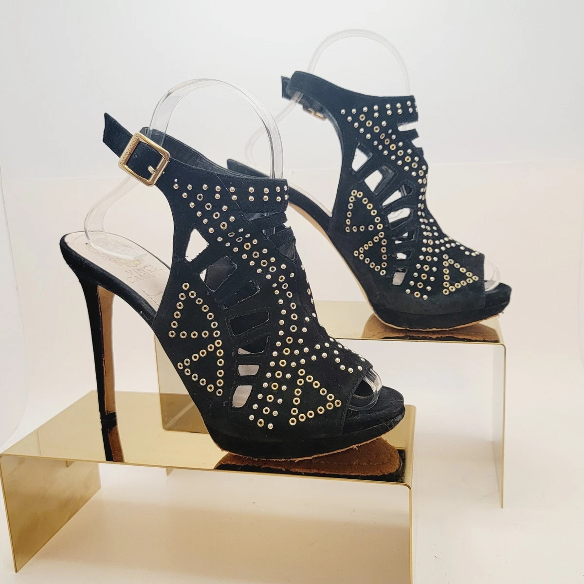 Vince camuto black shoes sales