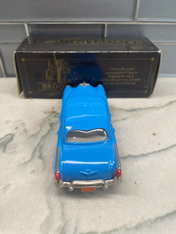 Brooklin Models 1/43 Scale BRK29 1953 Kaiser Manhattan Four Door Sedan Blue - Image 4 of 4