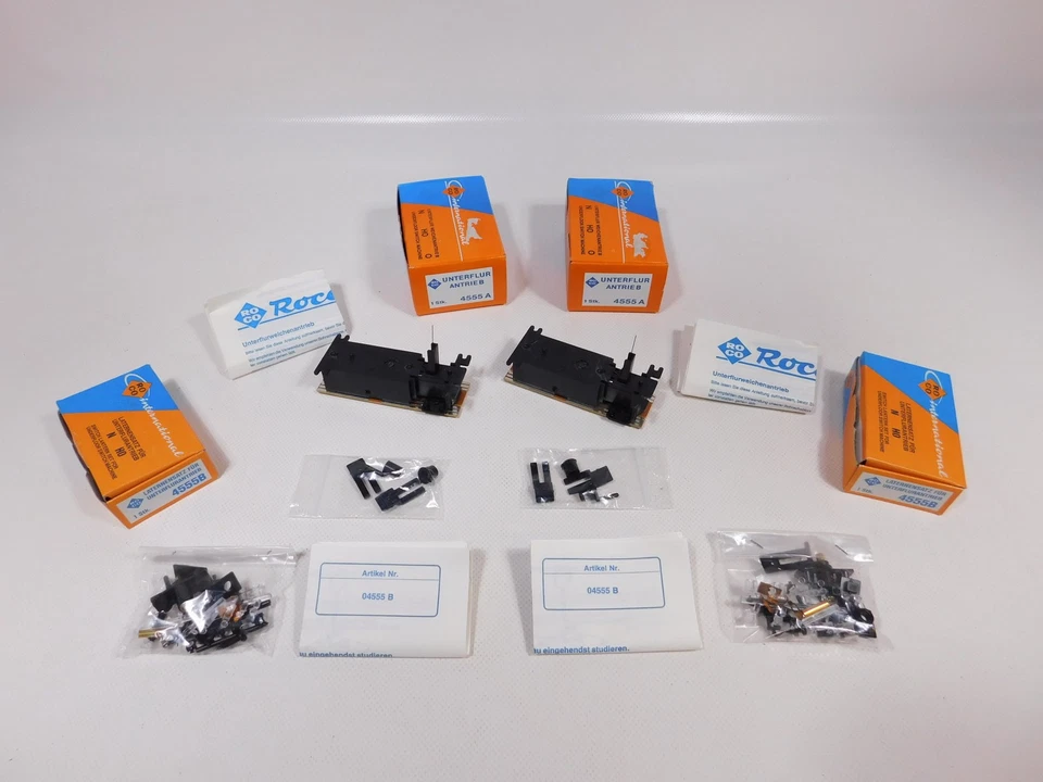 4x Roco H0 Gauge N DC Underfloor Drive Etc 4555 A 4555B Mint #DY945-0.5 - Image 2 of 3