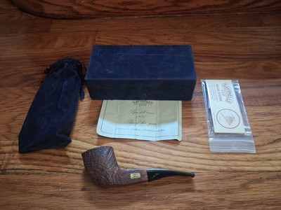 Vtg Savinelli  Pipe of the Year 1991 w/ Box, Pouch,  Papers & New 6mm Filters