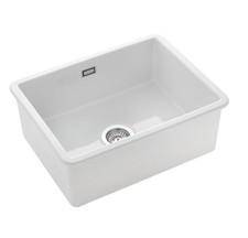 New Rangemaster Rustique 1.0 Bowl Ceramic Inset / Undermount Sink CRUB5340