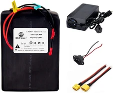 48V 20Ah Lithium Lifepo4 Rechargeable Battery With 40A BMS for Ebike Scooter