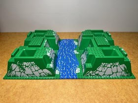 5986 Amazon Ancient Ruins 32x48x6 Raised Baseplate with River Pattern (30271px1)