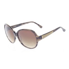 Michael Kors Unisex Round Sunglasses OS Gray Karolina M2794S Gold MK Monogram