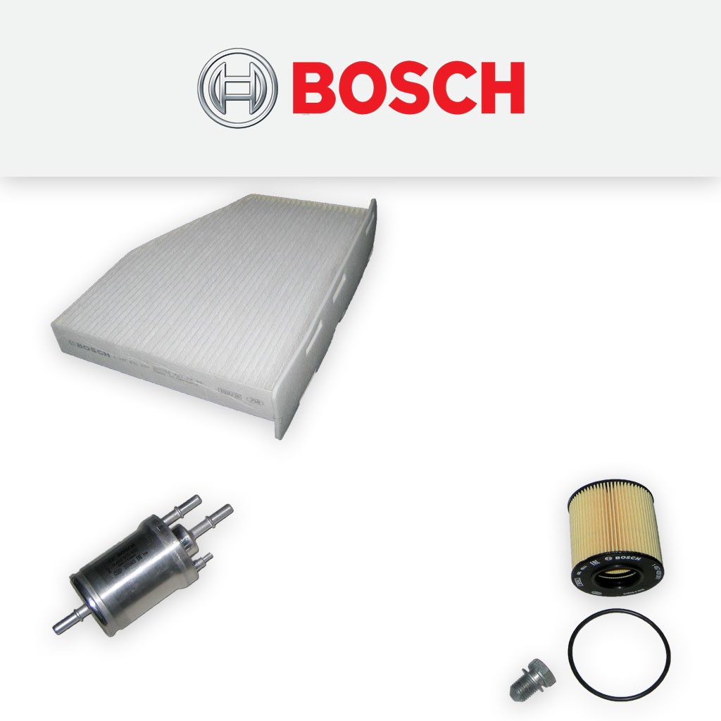 SERVICE KIT for AUDI A3 (8P) 1.6 FSI OIL FUEL CABIN FILTER (2003-2007)