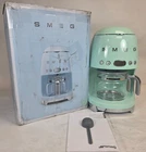 Used- Smeg DCF02PGUS Pastel Green 50's Retro Style Drip Coffee Machine -FREE S/H