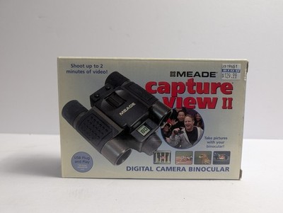 Meade CaptureView II Digital Camera Binocular 8x22 640x480 Vintage Tech CVB1007