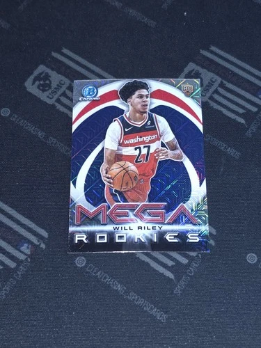 2025-26 Bowman Chrome Mega Rookies Mojo Will Riley RC Washington Wizards MR-21