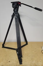 Sachtler DV 6 Fluid Head with Aluminum Tripod and Hard case