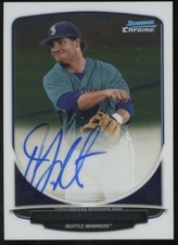 2013 Bowman Chrome Prospect Autograph D.J. DJ Peterson Auto REDS MARINERS