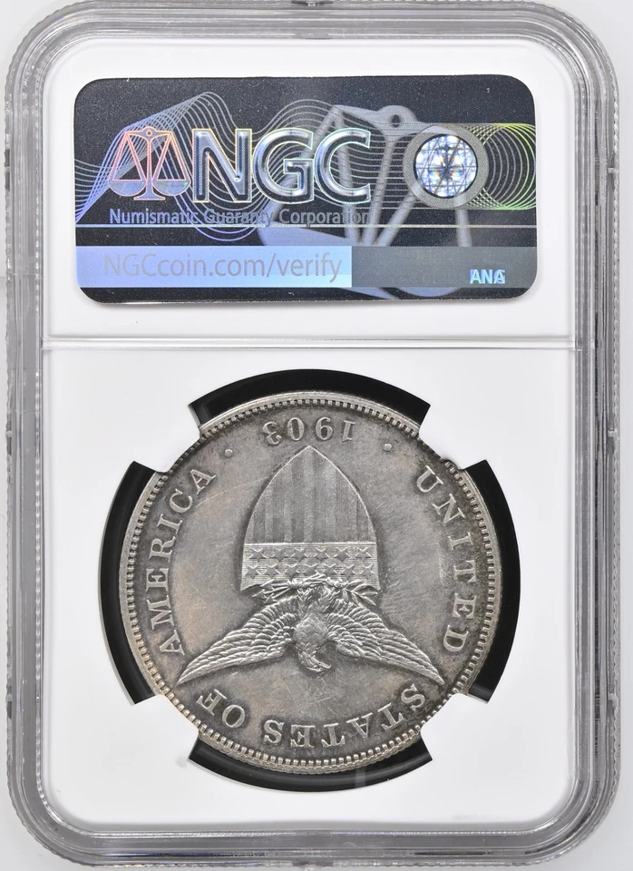 1903 U.S. Philippines One Peso NGC Proof 62 BEAUTIFUL COIN - Image 2 of 4