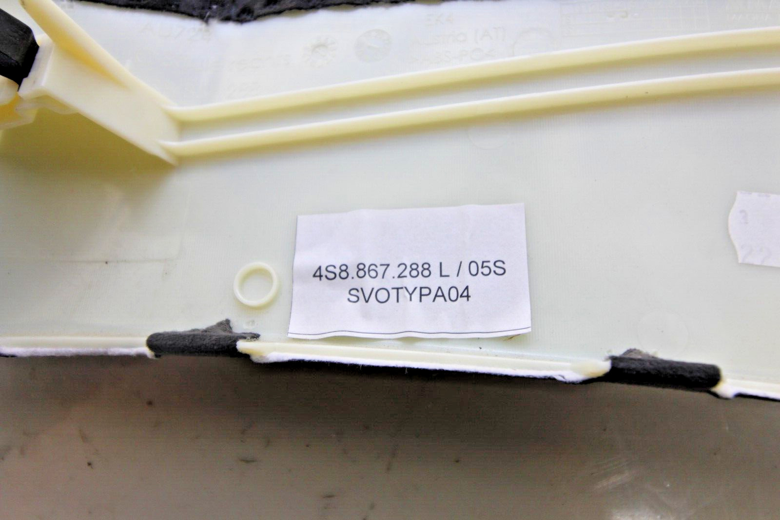 Audi R8 RWS 2017-2021 Trim panel P/N 4S8867288L