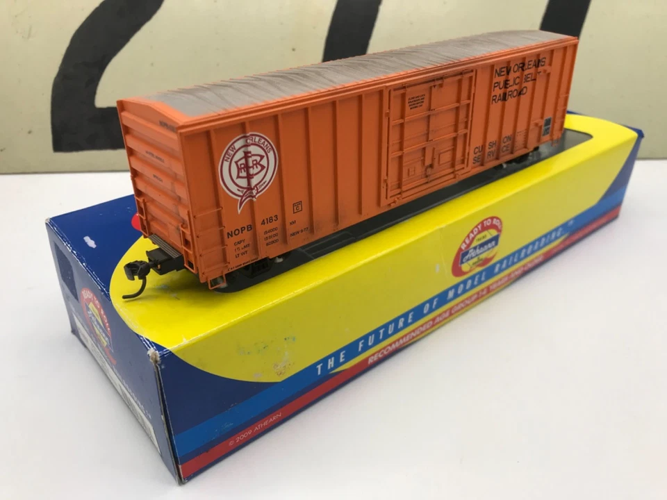 Athearn Ho Scale New Orleans Public Belt RR 50' FMC Boxcar Rd #4183 RTR - Image 2 of 4
