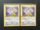 1999 Meowth (56/64) Pokemon Jungle 1st Edition - NM/LP Pokemon TCG - Lot Of 2