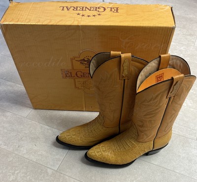 Exotic Pointed Toe Cowboy Boots Mexico Size 24 1/2 Men 6  display picture 1