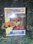Funko Pop! Pokemon 597 Growlithe Flocked 2020 Fall Convention Limited Edition