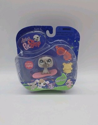 LITTLEST PET SHOP RARE #637 Seal Pup Sportiest Realistic Eyes 2008