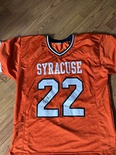 SYRACUSE LACROSSE GARY GAIT JOEY SPALLINA SIGNED AUTOGRAPH JERSEY RARE JSA COA