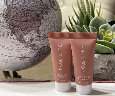 2X Koa Life Light Me Up Eye Treatment 8ml MINIS NEW