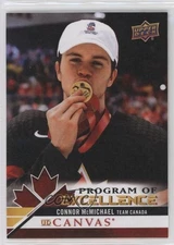 2020 Upper Deck UD Canvas Program of Excellence Connor McMichael #C260 Rookie RC
