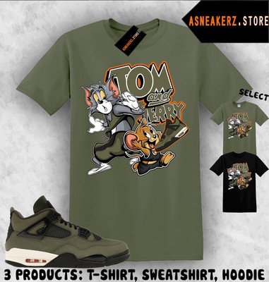 Shirt Match Undefeated x AJ 4 OG 2025 Sneaker Matching Sneakerhead Cat And Mouse