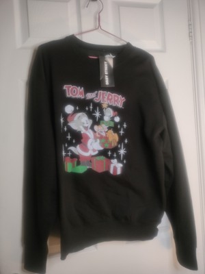 Tom & Jerry Weihnachtspullover Festlich Cartoon Pullover Unisex Xmas Top Urlaub