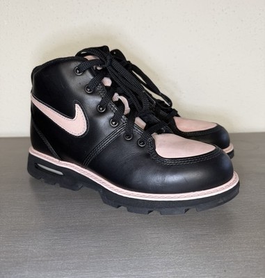 Nike Air Ecrof  Black Sheen  (308671-061) 2004 Women s Size USA 9  VINTAGE