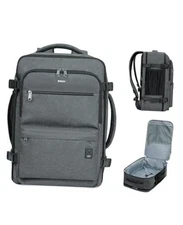  Travel Backpack For Spirit Airlines Personal Item Bag 18x14x8 with Wet Grey