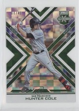 2016 Panini Elite Extra Edition Status Emerald Die-Cut 8/49 Hunter Cole #141 0b0