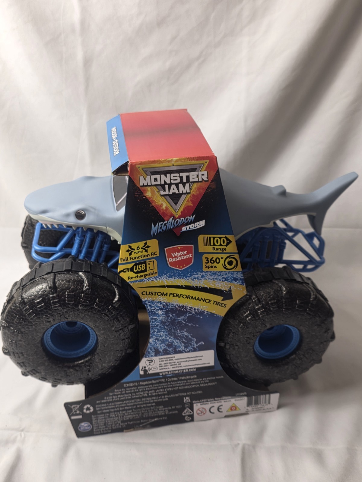 Monster Jam Megalodon Storm 1:15 RC Remote Control All-Terrain Water NEW