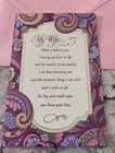 Mother’s Day - For My Wife - My Heart Love 5.5”x 8” Hallmark Greeting Card