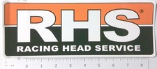 Vintage Racing Head Service Rhs Performance Racing Advertising Sticker Decal Vintage Racing Head Service Rhs Performance Racing Advertising Sticker Decal