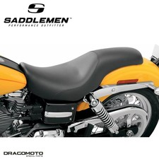 SELLE HARLEY DYNA / GLIDE SADDLEMEN Profiler™ 806-04-047 One-Piece Noire GelC...