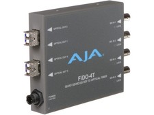 AJA FIDO-4T-R0 SDI to Fiber Transmitter 4-Channel 10km 1310nm