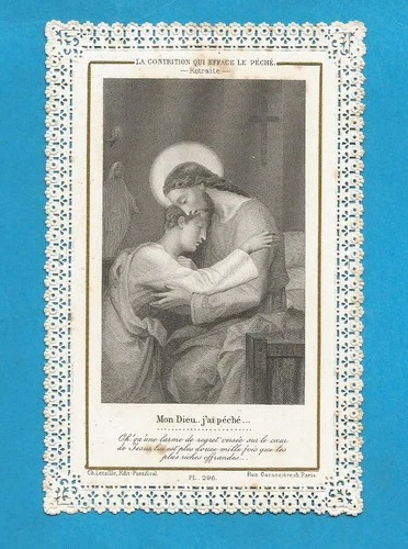 PIOUS IMAGE CANIVET The contrition that erases sin letaille retreat