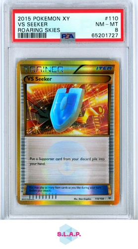 VS SEEKER ROARING SKIES POKEMON XY 2015 110 PSA 8